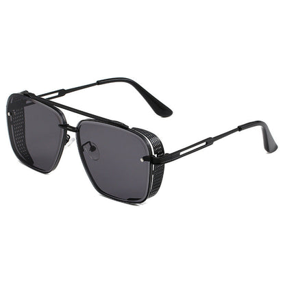 🔥50% OFF for a limited time🔥Men's Retro Double Bridge Metal Frame Sunglasses