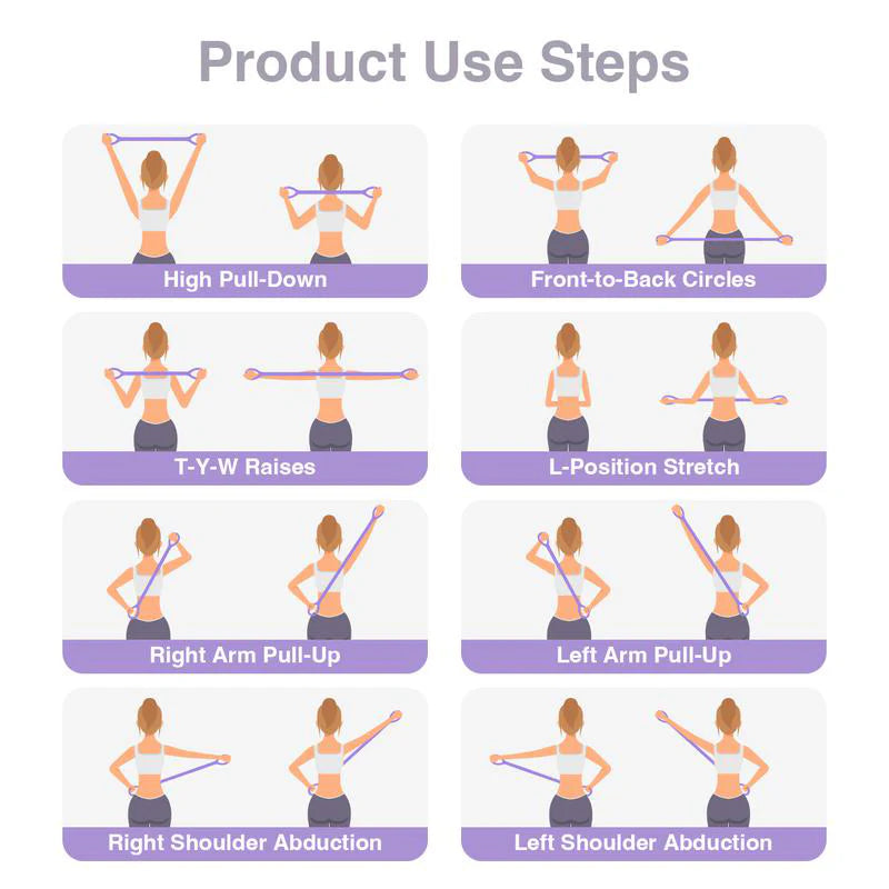 🦾 50% OFF NOW! 🧘Ergonomic Posture Corrector Resistance Band – Adjustable Tension, Breathable Fabric & Ideal for Back Pain Relief 💪