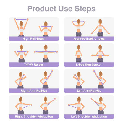 🦾 50% OFF NOW! 🧘Ergonomic Posture Corrector Resistance Band – Adjustable Tension, Breathable Fabric & Ideal for Back Pain Relief 💪
