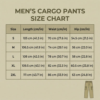 👖🔥 50% OFF – Men's Casual Cargo Pants with Multiple Pockets | Durable Cotton, Relaxed Fit, Utility Style for Daily Wear 🛒