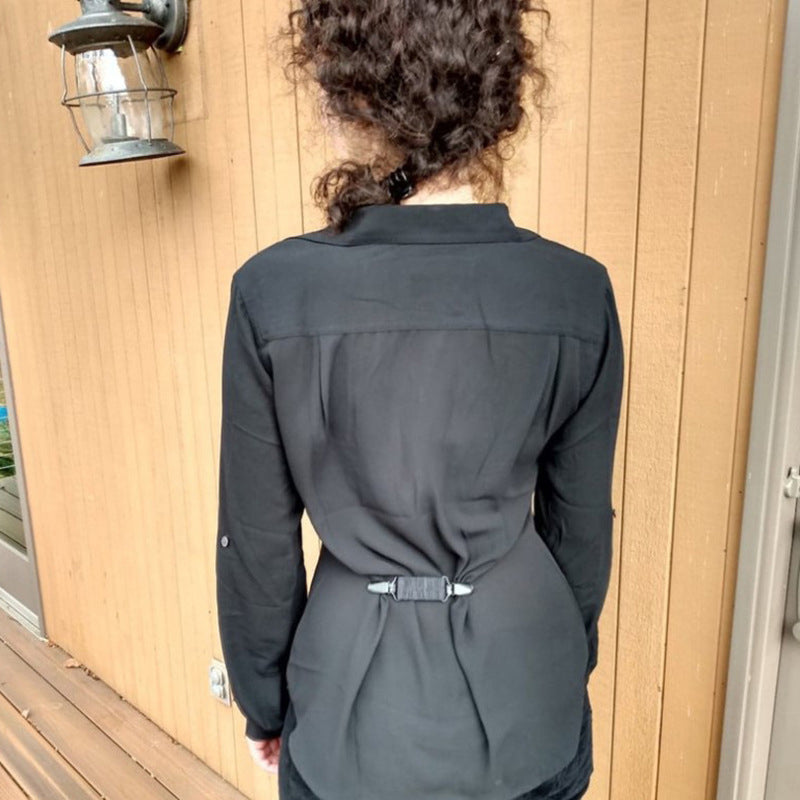 🔗 Elastic Waist Clip for Clothing – Alloy, Reusable, Holds Jeans & Skirts in Place 👗🩳