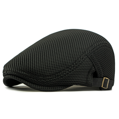🧢 50% OFF NOW! 🌿 Breathable Flat Cap with Adjustable Strap – Mesh Fabric, Classic Ivy Style & Built-in Sweatband – All-Day Comfort ✨