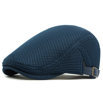 🧢 50% OFF NOW! 🌿 Breathable Flat Cap with Adjustable Strap – Mesh Fabric, Classic Ivy Style & Built-in Sweatband – All-Day Comfort ✨