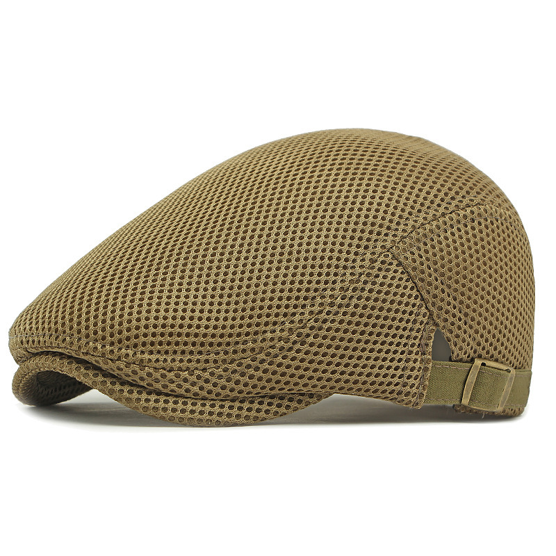🧢 50% OFF NOW! 🌿 Breathable Flat Cap with Adjustable Strap – Mesh Fabric, Classic Ivy Style & Built-in Sweatband – All-Day Comfort ✨