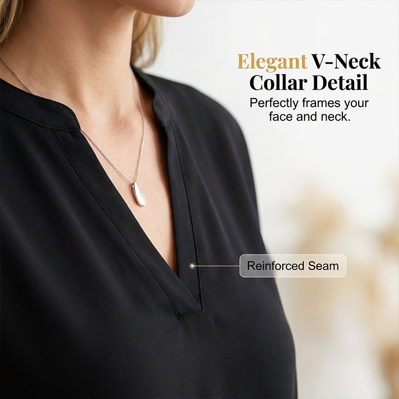 📢📢50% OFF !! ⏰Women's Casual V-Neck Short Sleeve Top