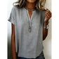 📢📢50% OFF !! ⏰Women's Casual V-Neck Short Sleeve Top
