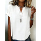 📢📢50% OFF !! ⏰Women's Casual V-Neck Short Sleeve Top