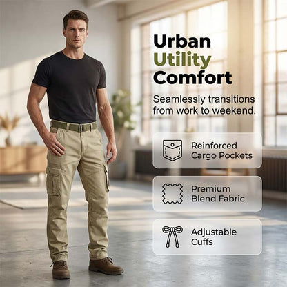 🪖 LIMITED-TIME 50% OFF! 👖 Men's Classic Tactical Cargo Pants – Multi-Pocket, Durable, Adjustable Cuffs 🔧
