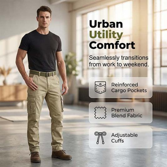🪖 LIMITED-TIME 50% OFF! 👖 Men's Classic Tactical Cargo Pants – Multi-Pocket, Durable, Adjustable Cuffs 🔧