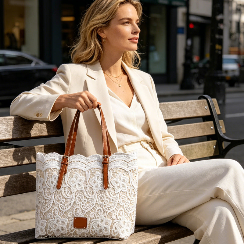 👜 50% OFF NOW! 🌸 Vintage Lace Shoulder Bag – Elegant Lace, Spacious Interior & Adjustable Strap – Perfect for Wedding, Daily & Travel ✨