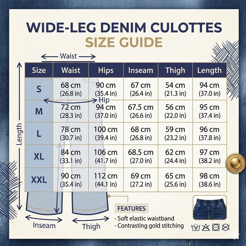 🥳SUMMER HOT SALE🥳💞50K+ SOLD!💥50% OFF! 🔥Women's Pull-On Wide-Leg Cropped Denim Jeans