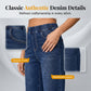 🥳SUMMER HOT SALE🥳💞50K+ SOLD!💥50% OFF! 🔥Women's Pull-On Wide-Leg Cropped Denim Jeans