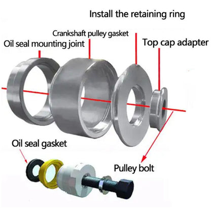🔧 Portable Cam & Crankshaft Seal Removal Tool Kit – Easy Puller Set, No Damage, for Car & Truck Repairs, Mechanics Must-Have 🛠️🚗