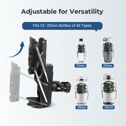 🥳2026 HOT SALE🥳💞50K+ SOLD!🎁🔥 50% OFF! Adaptive Cycling Bottle Holder – Fits various bottle sizes, grips tight on bumpy rides. Easy one‑hand access. Stay hydrated without stopping. 🚴‍♂️💧