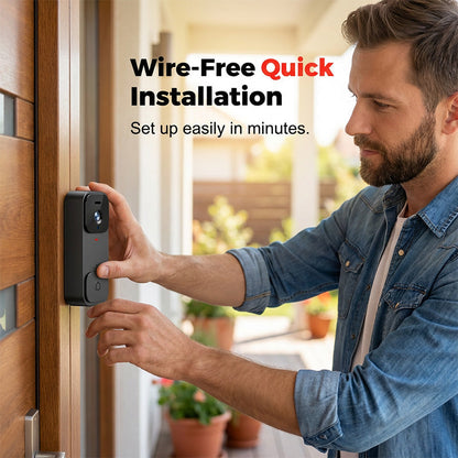 🔔 LIMITED-TIME 50% OFF! ✨ Smart Video Doorbell with 4.3" Display – Two-Way Audio, Night Vision, Wide Angle 🏠