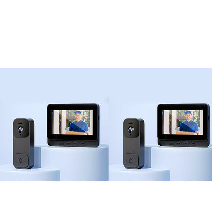 🔔 LIMITED-TIME 50% OFF! ✨ Smart Video Doorbell with 4.3" Display – Two-Way Audio, Night Vision, Wide Angle 🏠