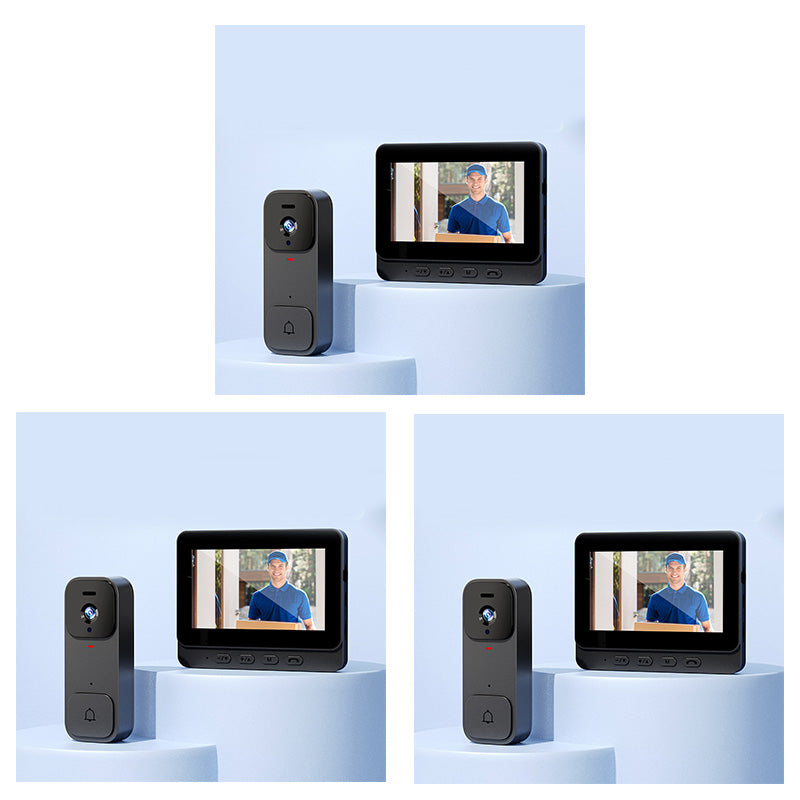 🔔 LIMITED-TIME 50% OFF! ✨ Smart Video Doorbell with 4.3" Display – Two-Way Audio, Night Vision, Wide Angle 🏠