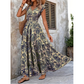 🏖️Summer Cool Deal: 50% OFF!!💃Women’s V-Neck Smocked Floral Maxi Dress – Lightweight Cotton Blend, Summer Essential