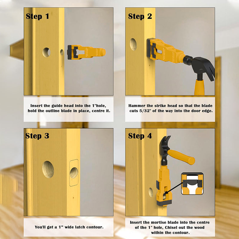 🔥2026 New Arrival ＆ Hot Sale🔥Professional Door Latch Installation Tool