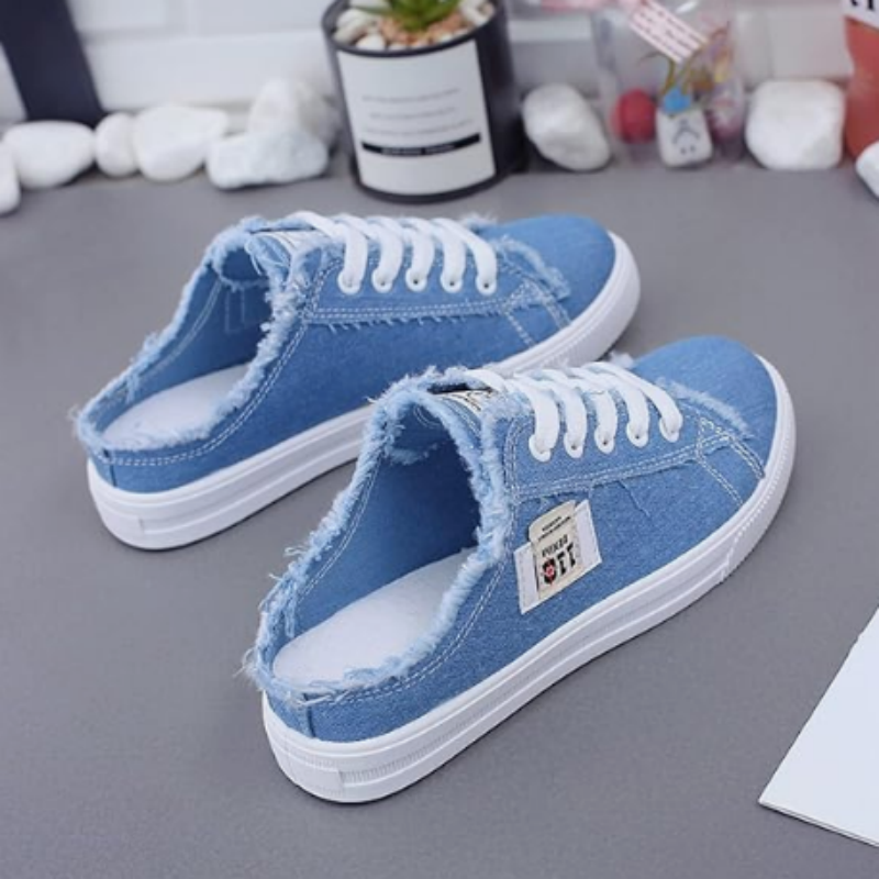 🔥 Women's Denim Mule Sneakers