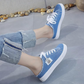 Women's Denim Mule Sneakers