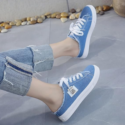 🔥 Women's Denim Mule Sneakers