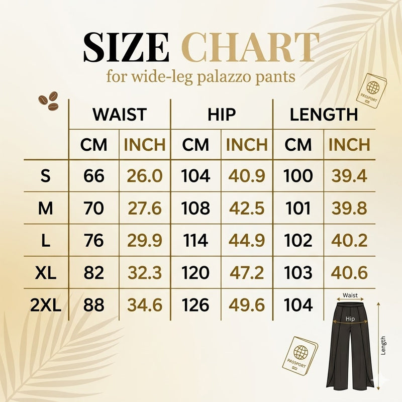 ⏰💰 50% OFF – Women's Flowing Chiffon Wide-Leg Pants – Effortless Elegance | Breathable & Flowy | Perfect for Work, Beach & Date Night 🌊✨👖