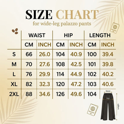 ⏰💰 50% OFF – Women's Flowing Chiffon Wide-Leg Pants – Effortless Elegance | Breathable & Flowy | Perfect for Work, Beach & Date Night 🌊✨👖