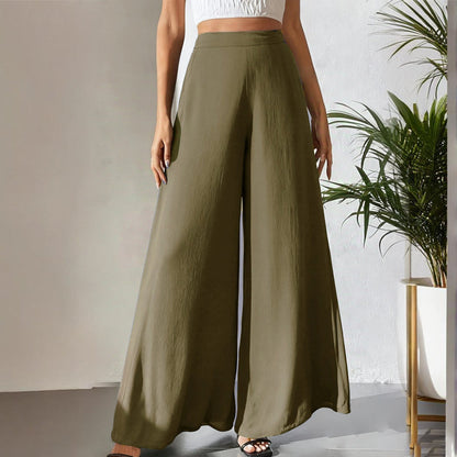 ⏰💰 50% OFF – Women's Flowing Chiffon Wide-Leg Pants – Effortless Elegance | Breathable & Flowy | Perfect for Work, Beach & Date Night 🌊✨👖