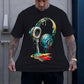 🔥 50% OFF🔥Colorful Dripping Paint Headphone T-Shirt
