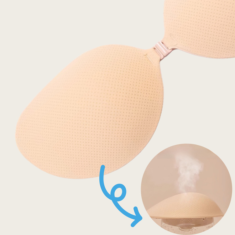 🔥 50% off💎 Front Clasp Sticky Push-Up Bra | Deep Plunge Reusable Adhesive Bra Cups