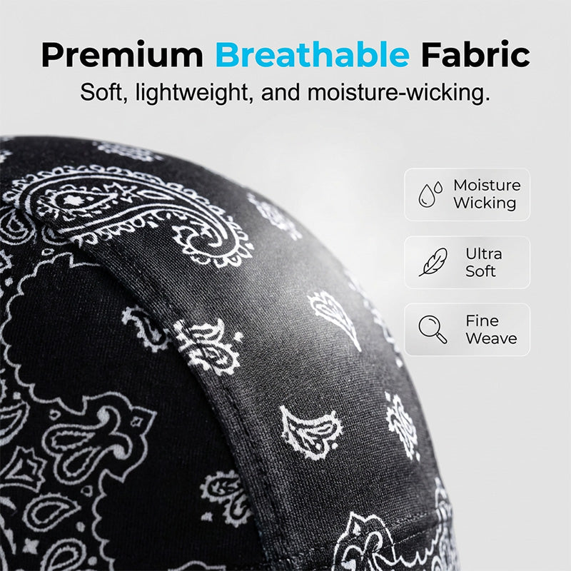 🧢 BUY 1, GET 2 FREE! 💨 Unisex Breathable Beanie – Adjustable Straps, Moisture-Wicking & Perfect for Running, Cycling & Daily Wear 🏃‍♂️