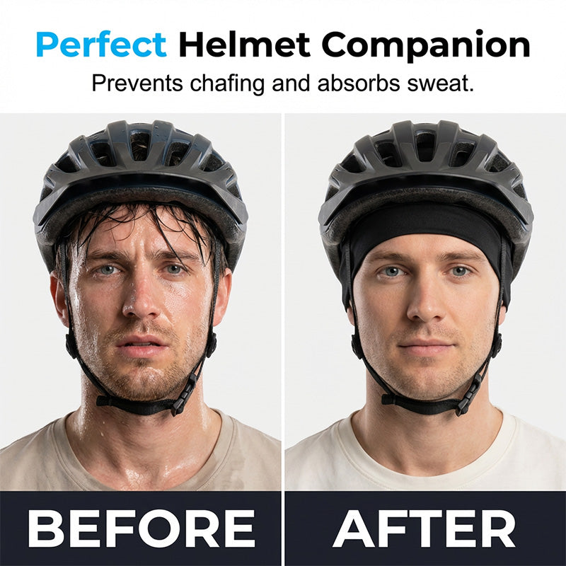 🧢 BUY 1, GET 2 FREE! 💨 Unisex Breathable Beanie – Adjustable Straps, Moisture-Wicking & Perfect for Running, Cycling & Daily Wear 🏃‍♂️