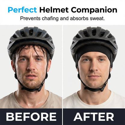 🧢 BUY 1, GET 2 FREE! 💨 Unisex Breathable Beanie – Adjustable Straps, Moisture-Wicking & Perfect for Running, Cycling & Daily Wear 🏃‍♂️