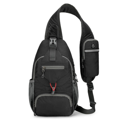 🎒 LIMITED-TIME 50% OFF! ✨ Men's Outdoor Sling Bag – Multi-Pocket, Water-Resistant, Breathable Back 🌦️