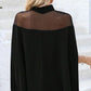 💐 50% OFF! Women's Casual High-neck Batwing Blouse – Breezy & Relaxed Fit for All-Day Comfort ☁️🍃【Limited Offer】
