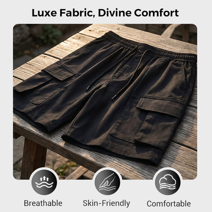 🩳50% OFF! ✨ Men's Cargo Shorts – Loose Fit, Multiple Pockets, Durable 🍂