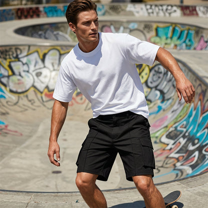 🩳50% OFF! ✨ Men's Cargo Shorts – Loose Fit, Multiple Pockets, Durable 🍂