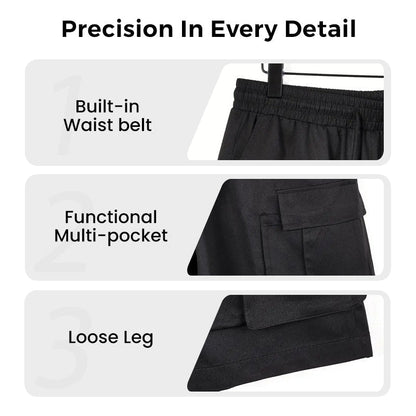 🩳50% OFF! ✨ Men's Cargo Shorts – Loose Fit, Multiple Pockets, Durable 🍂