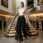 🎁2026 New Arrivals 50% OFF💥 Women's Wide-Leg Pants – Flowy, Gold Trim, Elegant, Versatile 🍂