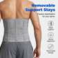 📢📢50% OFF !! 🎉 Dual-Strap Compression Back Brace with Removable Support Stays