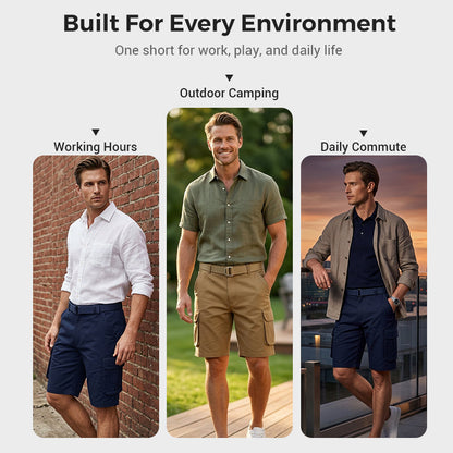 Men's Classic Cargo Shorts with Pockets