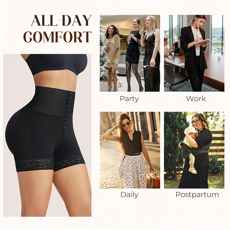 Women's High-Waisted Tummy Control Shaper Shorts