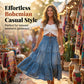 50% OFF ✨ High-Waisted Denim Maxi Skirt – Cute, Comfy & Ready for Irish Weather