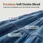 50% OFF ✨ High-Waisted Denim Maxi Skirt – Cute, Comfy & Ready for Irish Weather