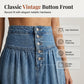 50% OFF ✨ High-Waisted Denim Maxi Skirt – Cute, Comfy & Ready for Irish Weather
