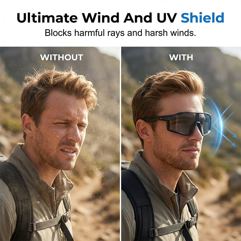 ⏳ 50% off⏰Photochromic Cycling Sunglasses with UV400 Protection👓🕶️