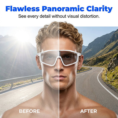 ⏳ 50% off⏰Photochromic Cycling Sunglasses with UV400 Protection👓🕶️