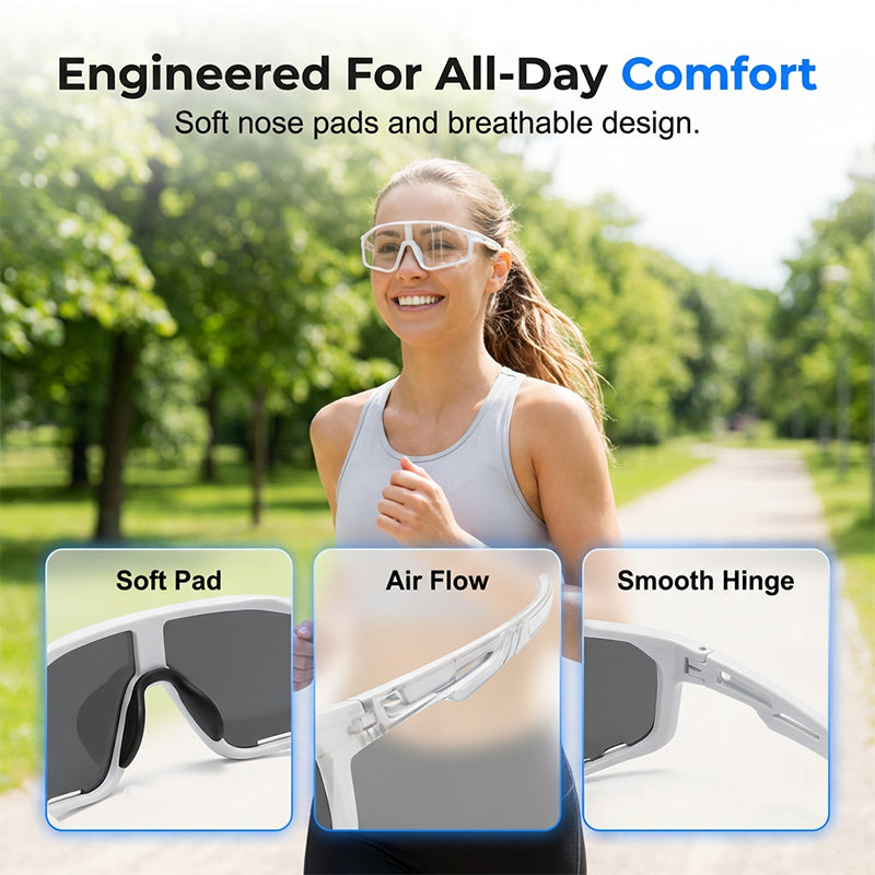⏳ 50% off⏰Photochromic Cycling Sunglasses with UV400 Protection👓🕶️