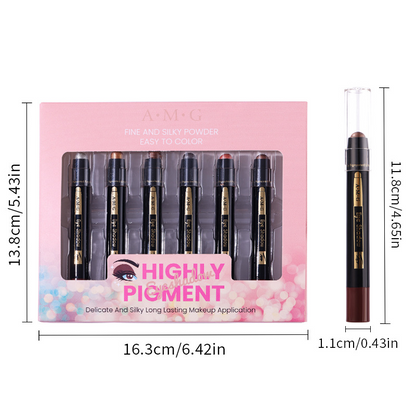 🔥New Arrivals-50%OFF✨6PCS Shimmer Eyeshadow Stick Set